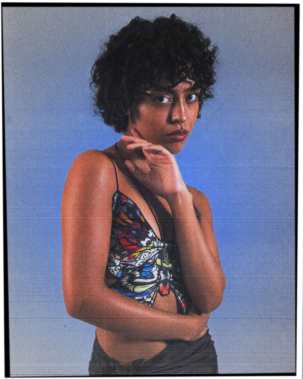 Retrato editorial impacto